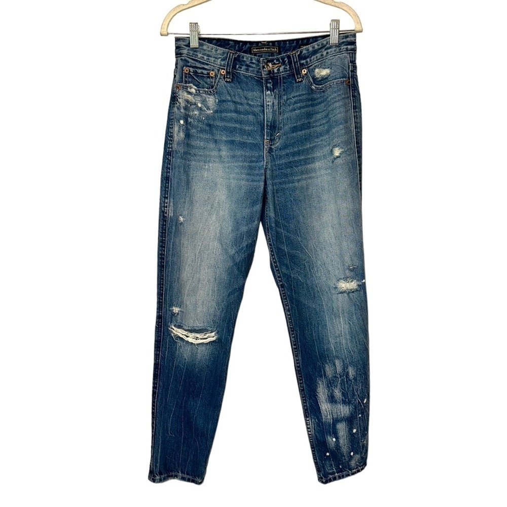 Abercrombie & Fitch Blue High Rise Women Jeans